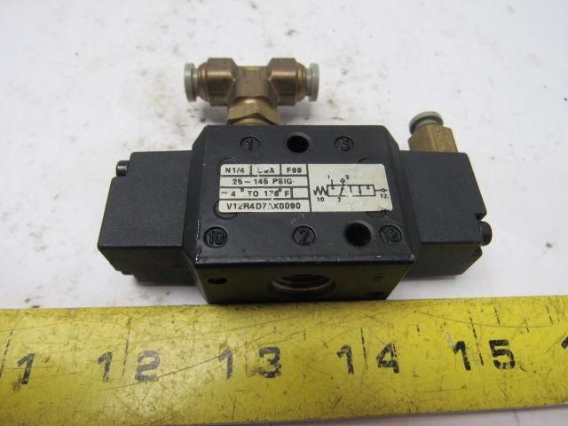 Norgren V12R4D7AX0090 Pneumatic Valve 1/4" Ports
