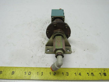 Telemecanique PXM-J117 Adjustable Pressure Limit Switch W/ Bracket 1/8" Ports