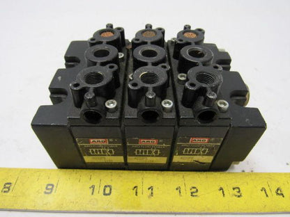 Aro Fluid Power A222PS 1119 4 Way Manifold Air Pilot Directional Valve Block
