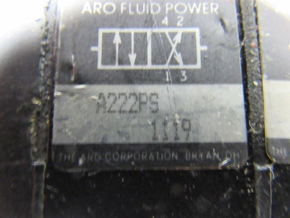 Aro Fluid Power A222PS 1119 4 Way Manifold Air Pilot Directional Valve Block