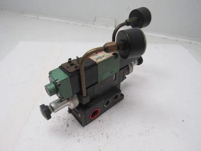 Numatics 081SS5004 Air Solenoid Valve W/081RC100O000000 Regulator