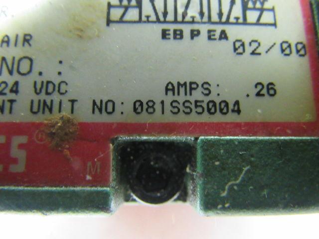 Numatics 081SS5004 Air Solenoid Valve W/081RC100O000000 Regulator
