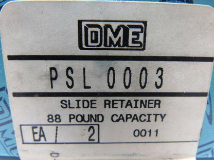 DME PSL0003 Large Plate Mold Slide Retainer Assembly 88lb. Holding Weight