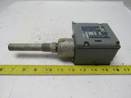 Square D BFW33 Class 9025 Series B Temperature Switch 80-145° F Range 1/2" NPT