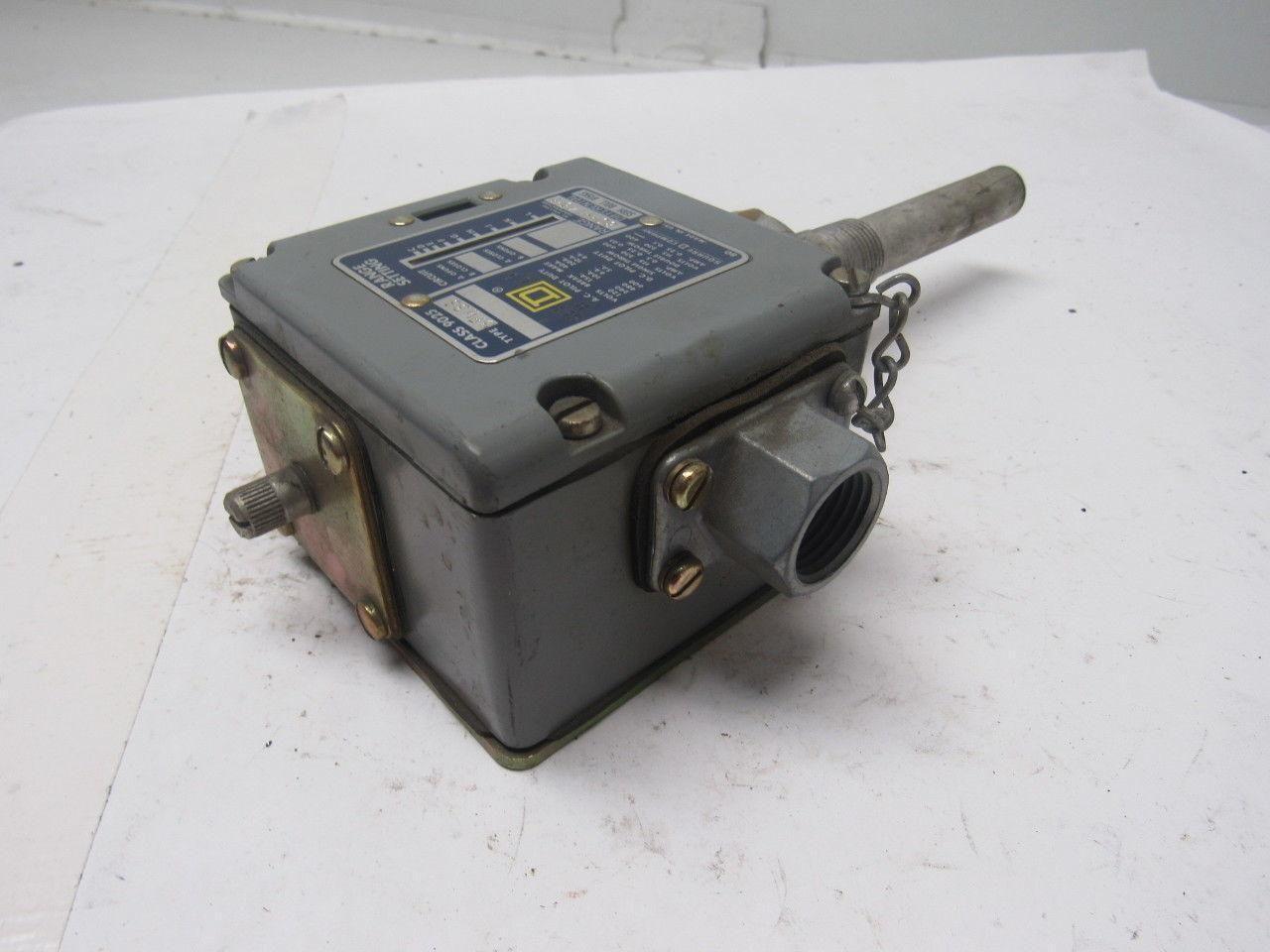 Square D BFW33 Class 9025 Series B Temperature Switch 80-145° F Range 1/2" NPT