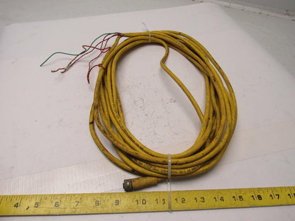A-B Allen Bradley 889R-F4AEA-10 Ser. A AC Micro QD / M12 Cordset Straight Female
