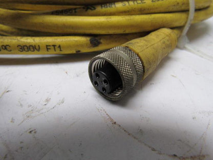 A-B Allen Bradley 889R-F4AEA-10 Ser. A AC Micro QD / M12 Cordset Straight Female