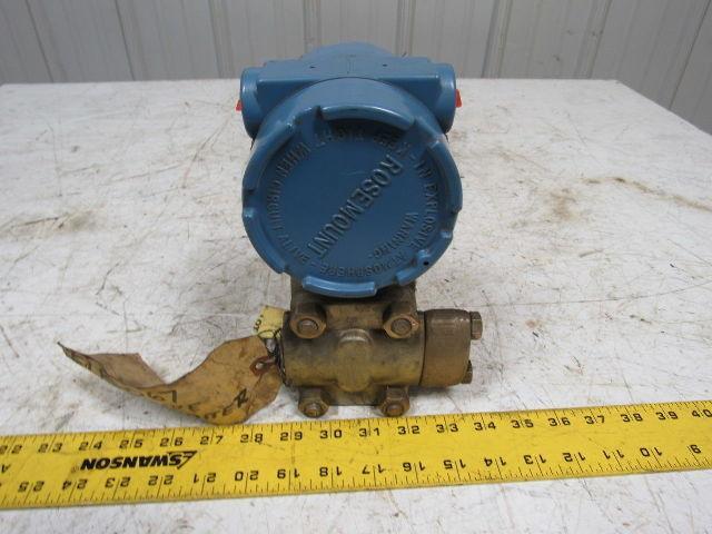 ROSEMOUNT 1151AP4E12B1 Alphaline Pressure Transmitter Cal.2-11 In HGA 4-20MA Out