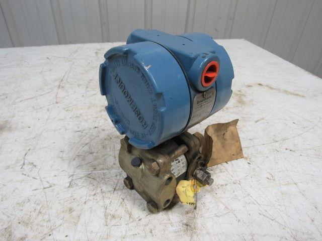 ROSEMOUNT 1151AP4E12B1 Alphaline Pressure Transmitter Cal.2-11 In HGA 4-20MA Out