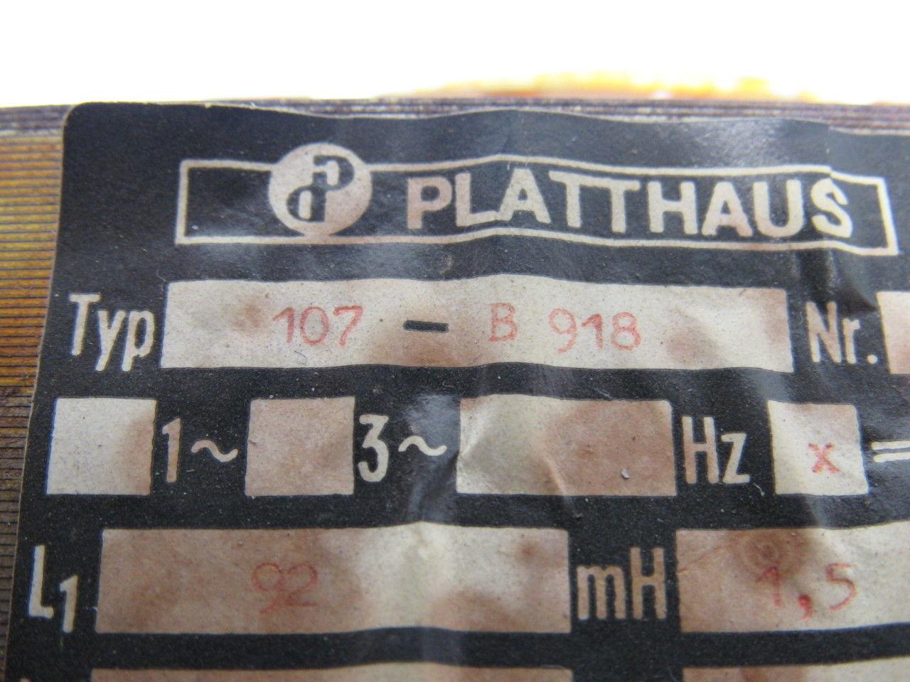 Platthaus 107-B918  Nr.344  92/55mH Choke