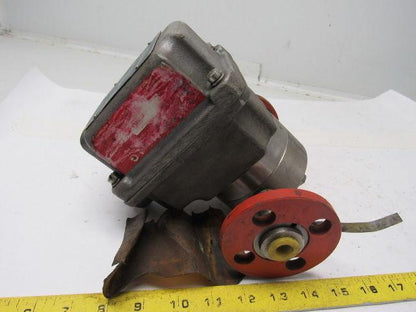 BROOKS EMERSON 9417-B1C1V2G Oval Gear Meter .15 to 5.34LPM 100CPS @111F 255 PSI