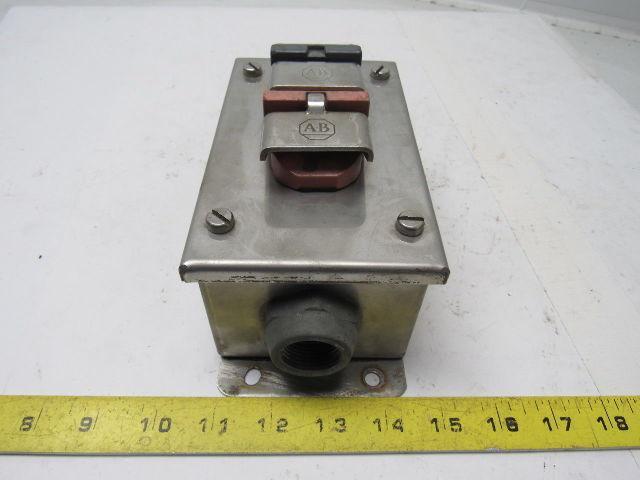 Allen Bradley 800H-CP-6291 Haz Loc Start Stop Push Button Assembly