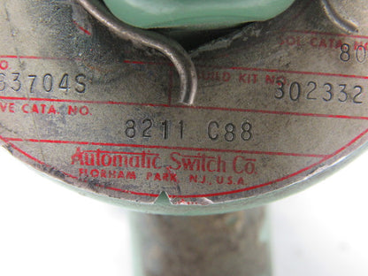 ASCO RED HAT 8211 C88 Valve Solenoid 3/4" 50/60Hz 110/120V 125 PSI