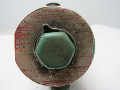 ASCO RED HAT 8211 C88 Valve Solenoid 3/4" 50/60Hz 110/120V 125 PSI