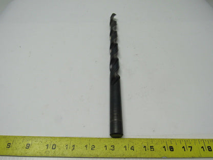 23/32" Extra Length HSS 12 OAL Straight Shank Drill Bit USA
