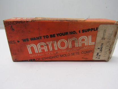 National CS109-3 7/64" X 3" High Hardness Core Pins Lot of 15