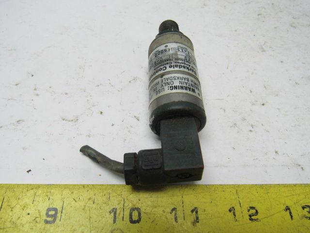 Barksdale Controls 806H4-20 Pressure Transducer 15-36 VDC Input 1-11 VDC Output