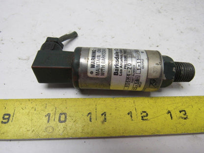 Barksdale Controls 806H4-20 Pressure Transducer 15-36 VDC Input 1-11 VDC Output
