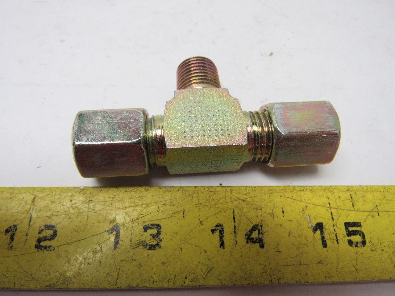 MMCC 2353TE 6 mm Compression Branch Tee M14x1.5 Fittings Lot Of 5