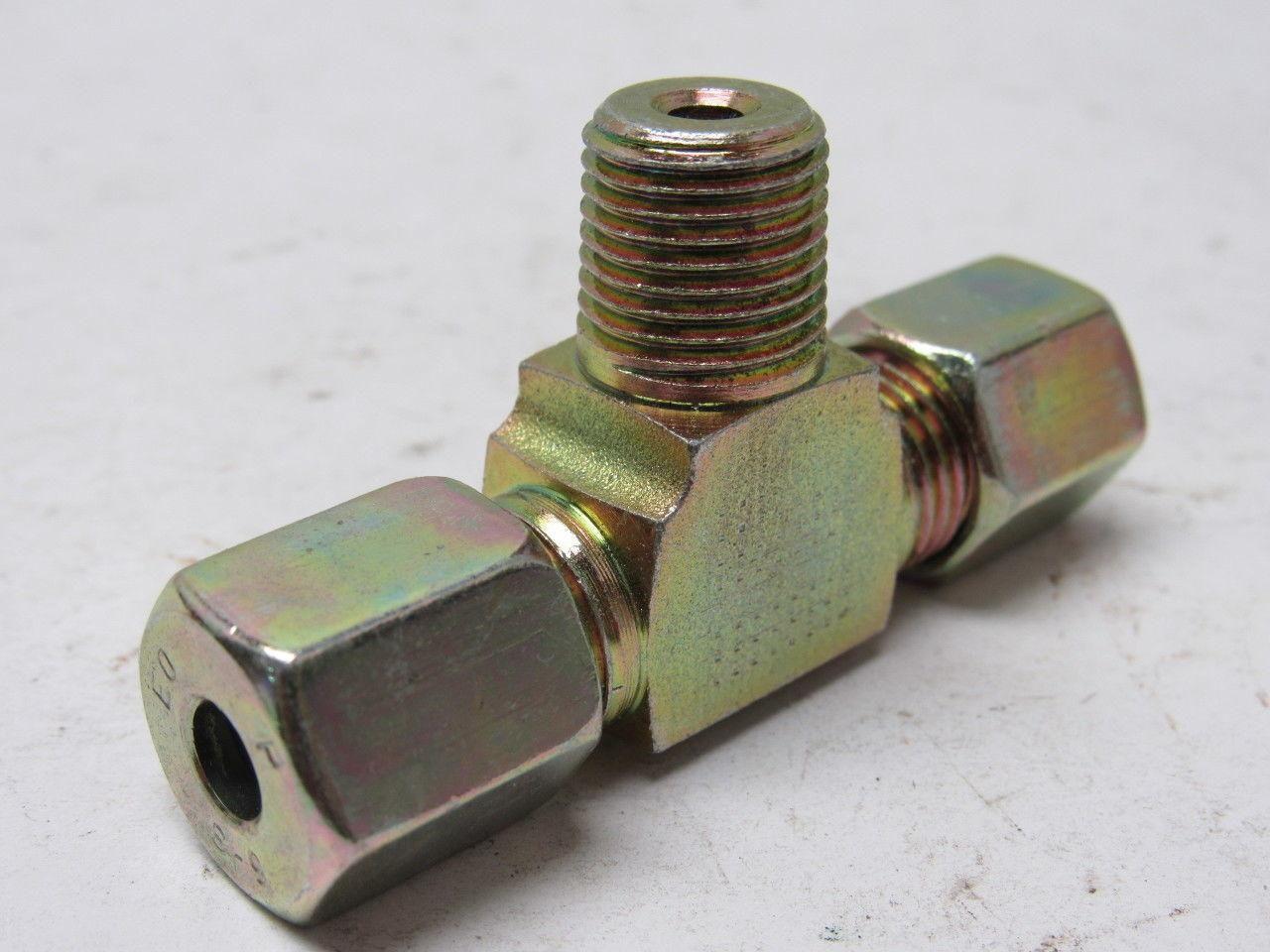MMCC 2353TE 6 mm Compression Branch Tee M14x1.5 Fittings Lot Of 5