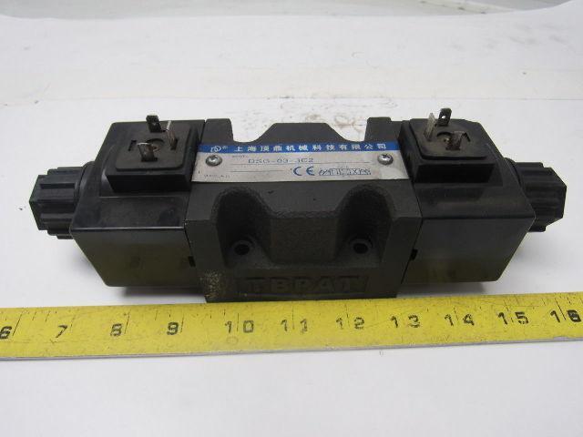 Yuken DSG-03-3C2 3 Position Spring Centered Solenoid Operated Directional Valve