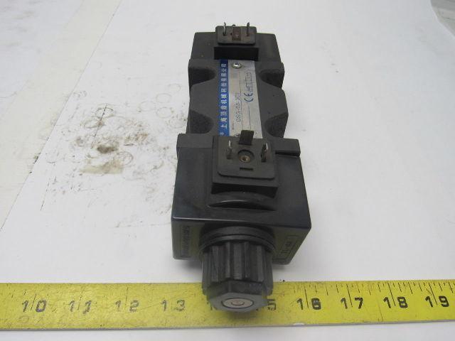 Yuken DSG-03-3C2 3 Position Spring Centered Solenoid Operated Directional Valve