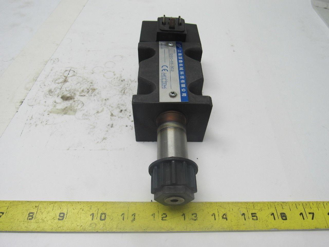 Yuken DSG-03-3C2 Reversible Hydraulic Valve Body With One Solenoid Size D02