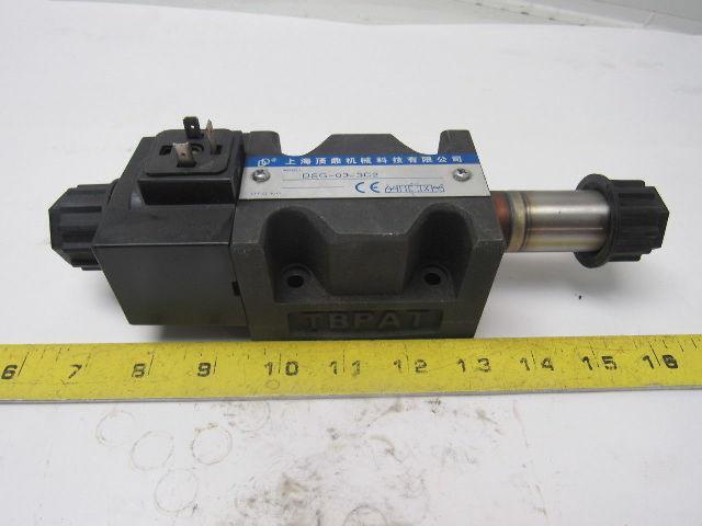 Yuken DSG-03-3C2 Reversible Hydraulic Valve Body With One Solenoid Size D02