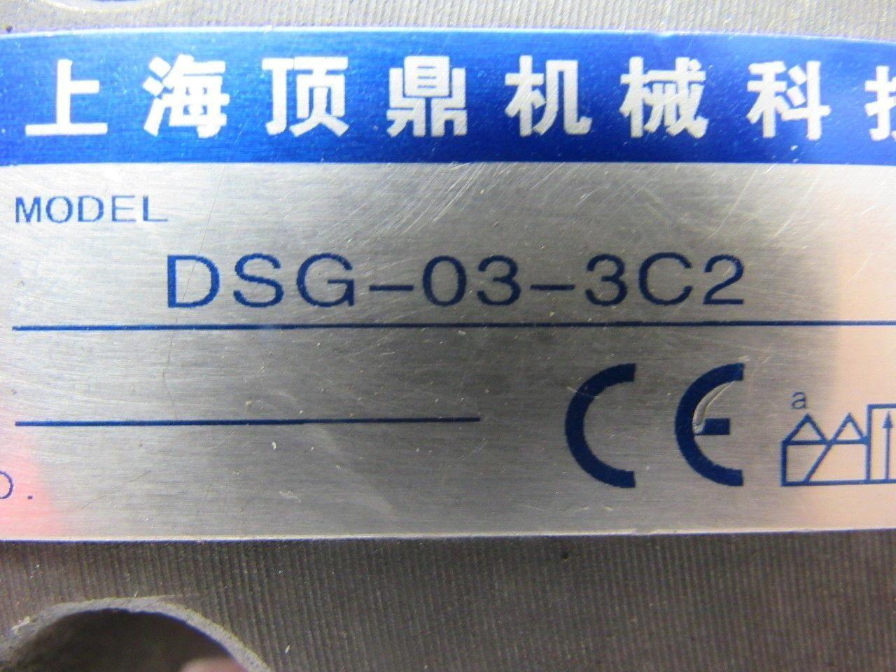 Yuken DSG-03-3C2 Reversible Hydraulic Valve Body With One Solenoid Size D02