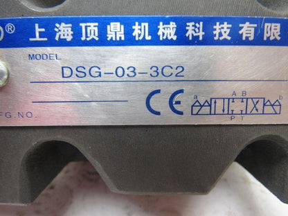 Yuken DSG-03-3C2 Reversible Hydraulic Valve Body With One Solenoid Size D02