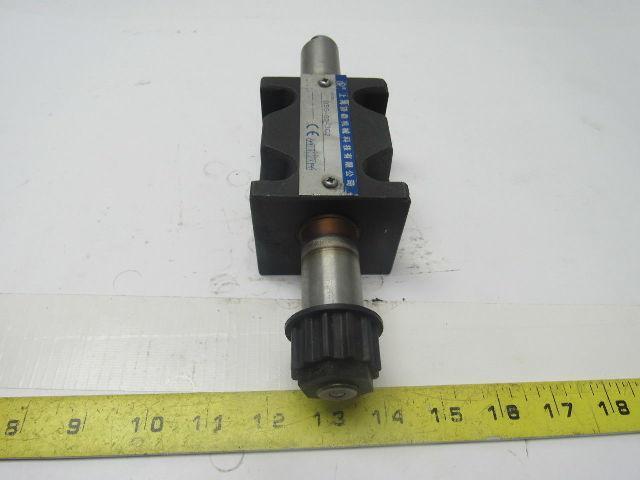Yuken DSG-03-3C2 Reversible Hydraulic Valve Body Size D02 Without Solenoids