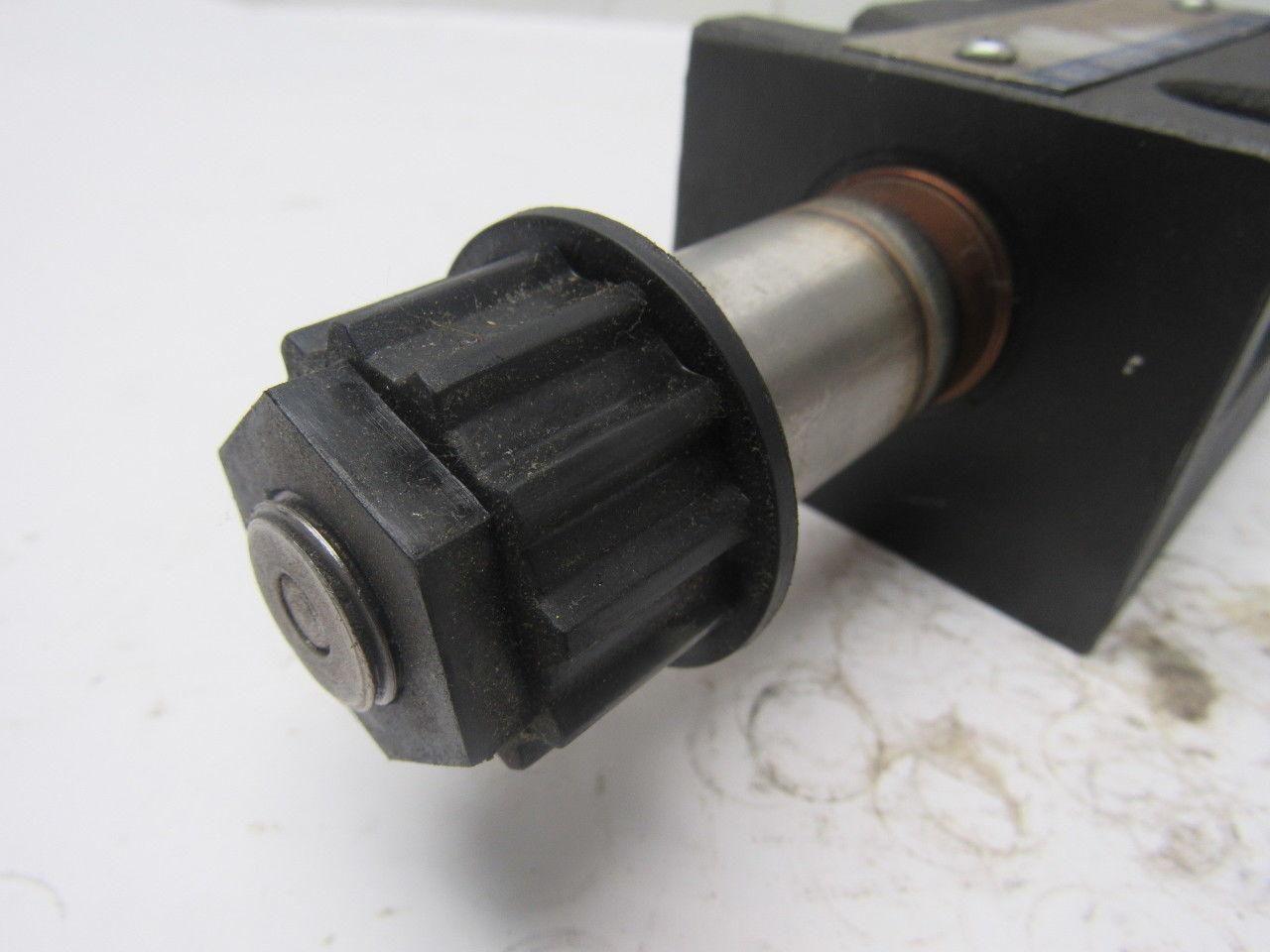 Yuken DSG-03-3C2 Reversible Hydraulic Valve Body Size D02 Without Solenoids