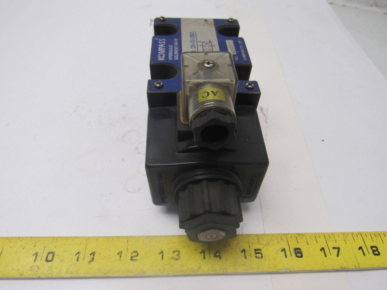 Kompass D5-03-2B2L Hydraulic Directional Control Valve 24VDC Coil