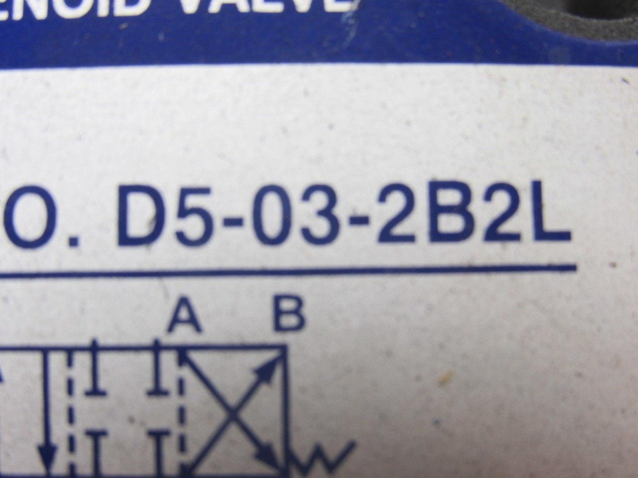 Kompass D5-03-2B2L Hydraulic Directional Control Valve 24VDC Coil