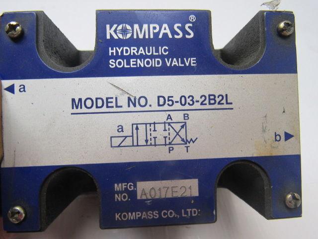 Kompass D5-03-2B2L Hydraulic Directional Control Valve 24VDC Coil