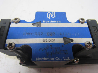 Northman SWH-G02-C2B-A120-10 Hydraulic Directional Valve 110V Single Solenoid