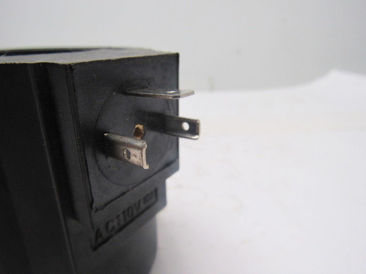 110VAC Coil For  1.2500" OD Spool 2.88" OAL