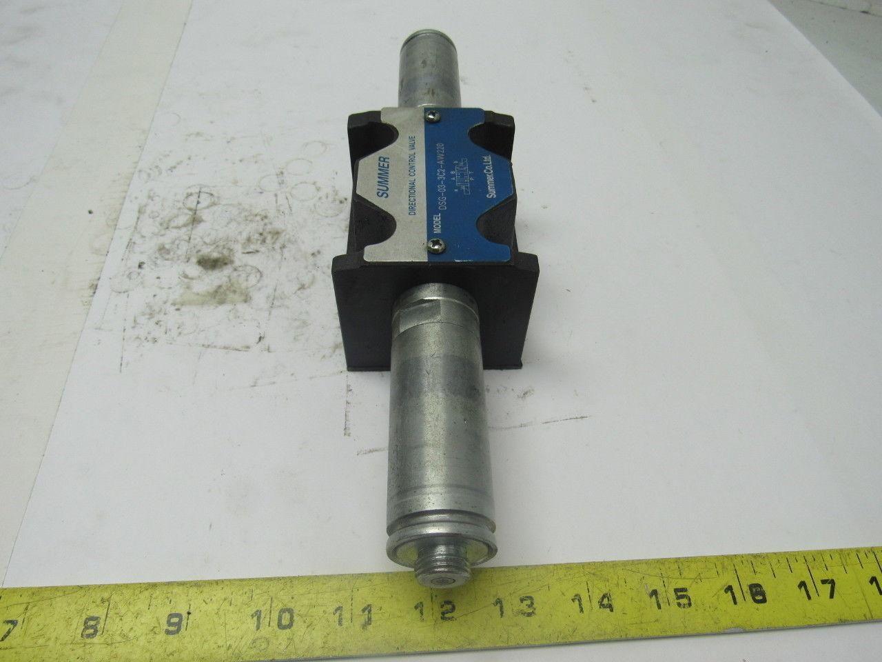 Summer/Yuken DSG-03-3C2-AW220  Hydraulic Directional Valve Body, No Solenoids