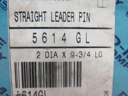 DME 5614GL Steel Leader Pin 2" Dia x 9-3/4"