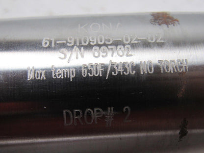 Kona 61-910905-02-02 Plastic Injection Molding Barrel 1.770" OD. X 15-1/2" OAL