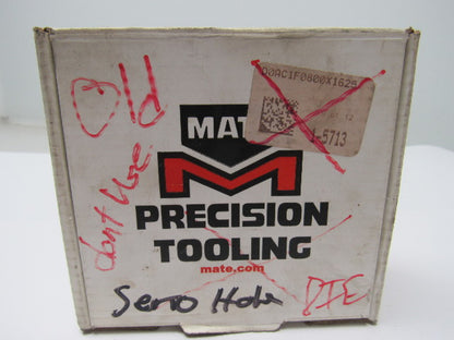 Mate D0AC1F0800X1625 Slug Free Punch Press Die 0.800" X 1.625" + .012 W/.0500 RC