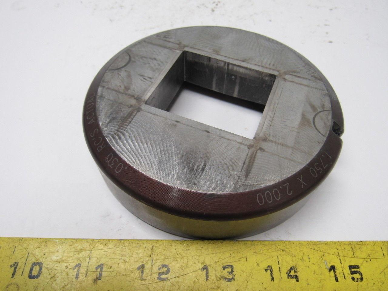 Mate Precision Tooling Slug Free Square Punch Press Die 1.750" X 2.000"