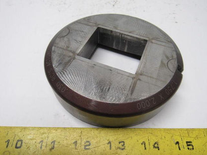 Mate Precision Tooling Slug Free Square Punch Press Die 1.750" X 2.000"