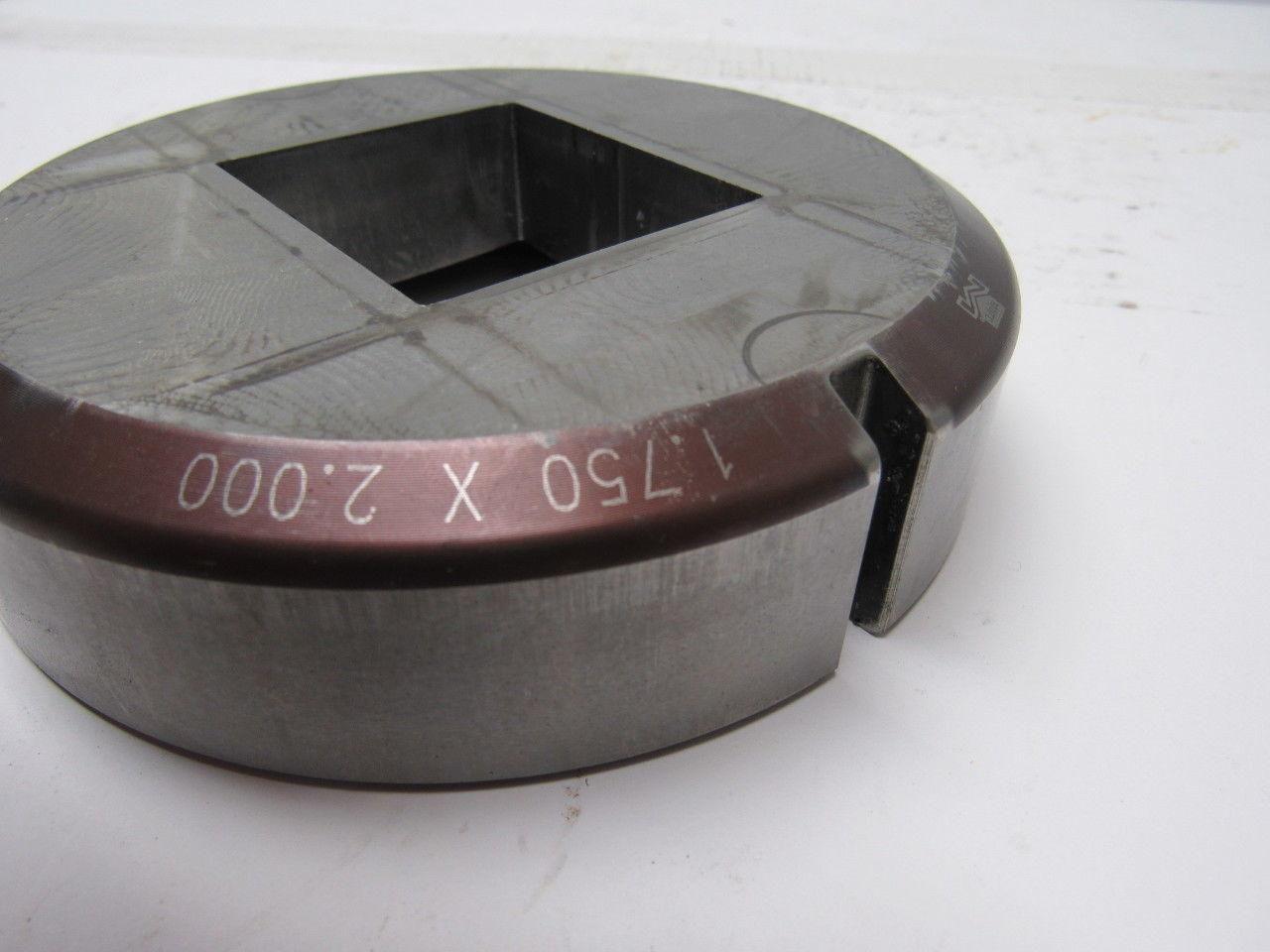 Mate Precision Tooling Slug Free Square Punch Press Die 1.750" X 2.000"