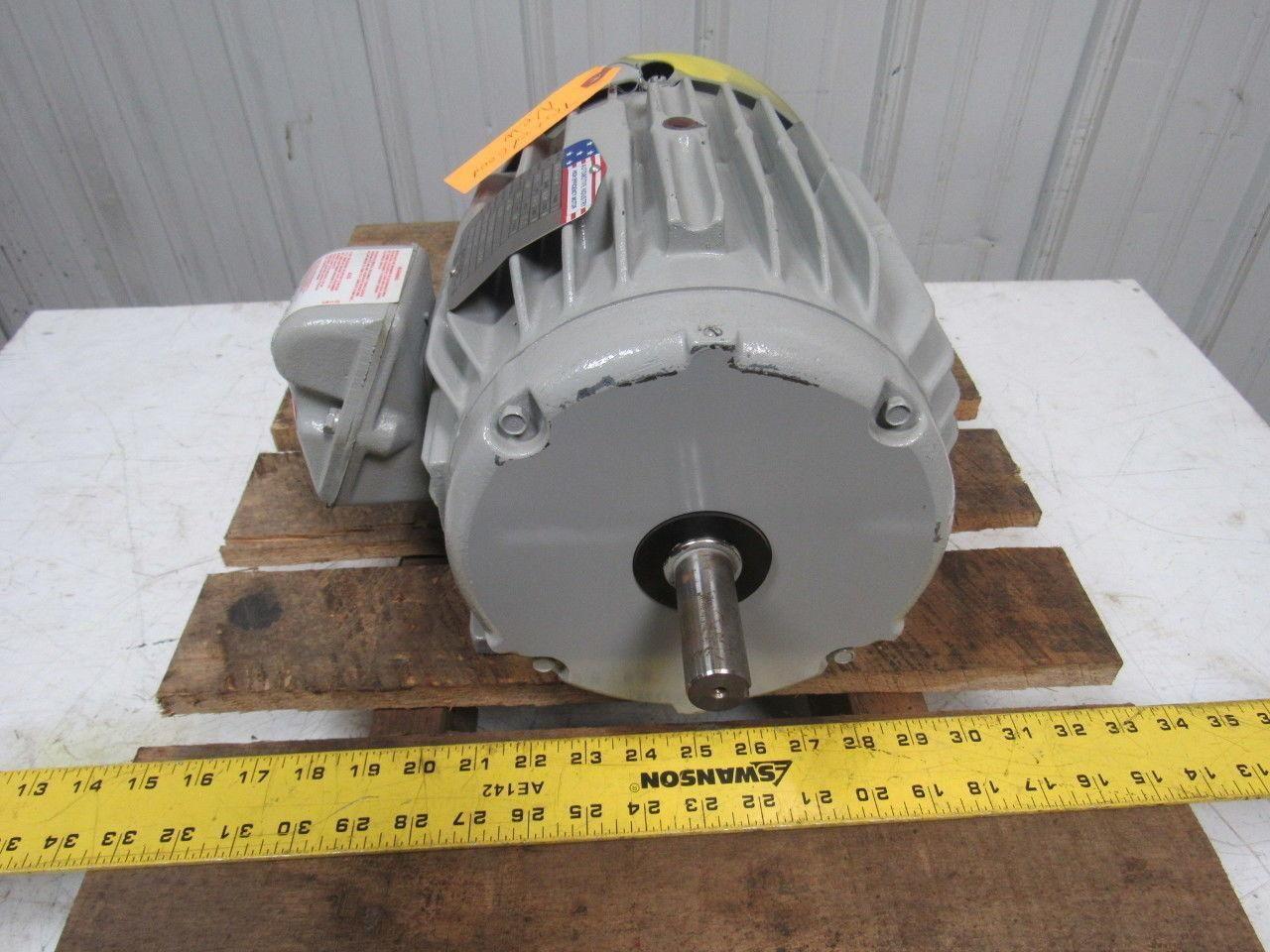 BALDOR AEM3686-4 1-1/2 HP TE 460V 3PH 1750RPM Frm184 AC Motor 7/8" Shaft NOS