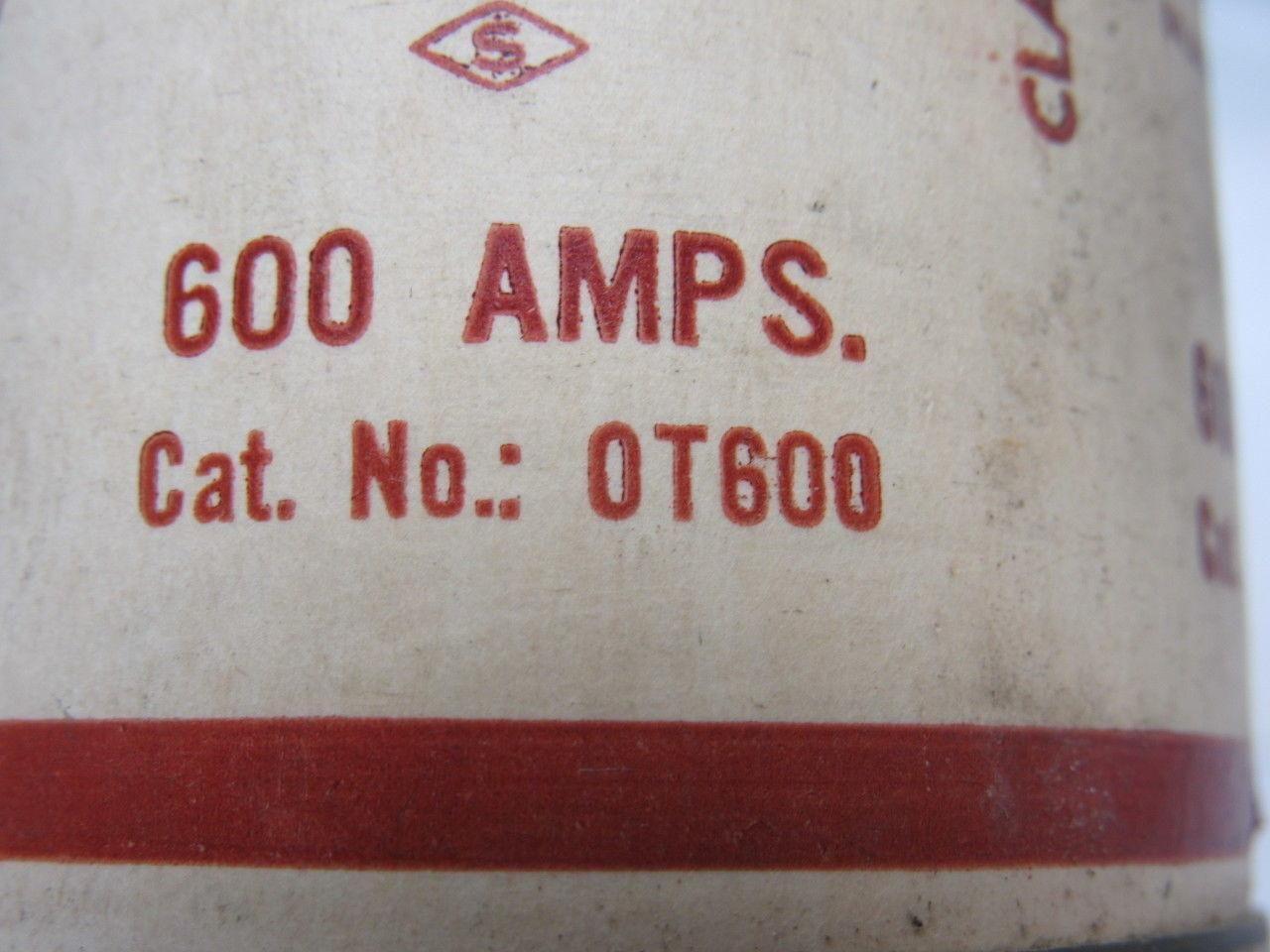 Gould Shawmut OT600 One-Time 600 Amp Fuse 250V Lot of 3