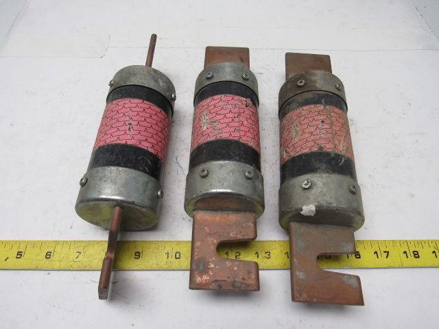 Buss Bussman LPN-RK-500 Low-Peak Dual Element Time Delay Fuse 500 Amp Lot of 3
