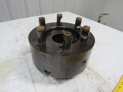 Pratt Burnerd 1272-62515 BP68/8489 10" Lathe Chuck 3 Jaw 3" Thru Hole W/Adapter