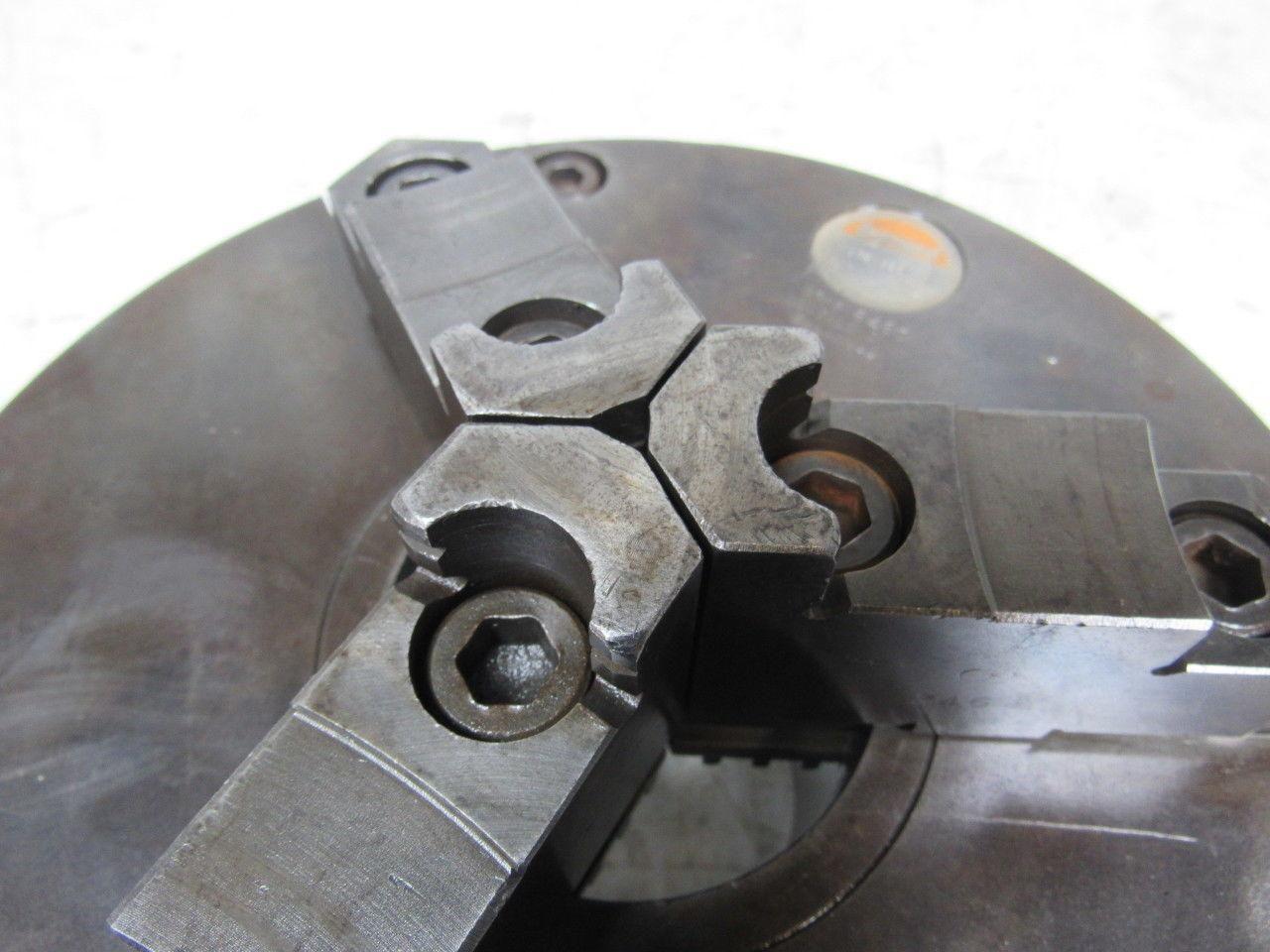 Pratt Burnerd 1272-62515 BP68/8489 10" Lathe Chuck 3 Jaw 3" Thru Hole W/Adapter