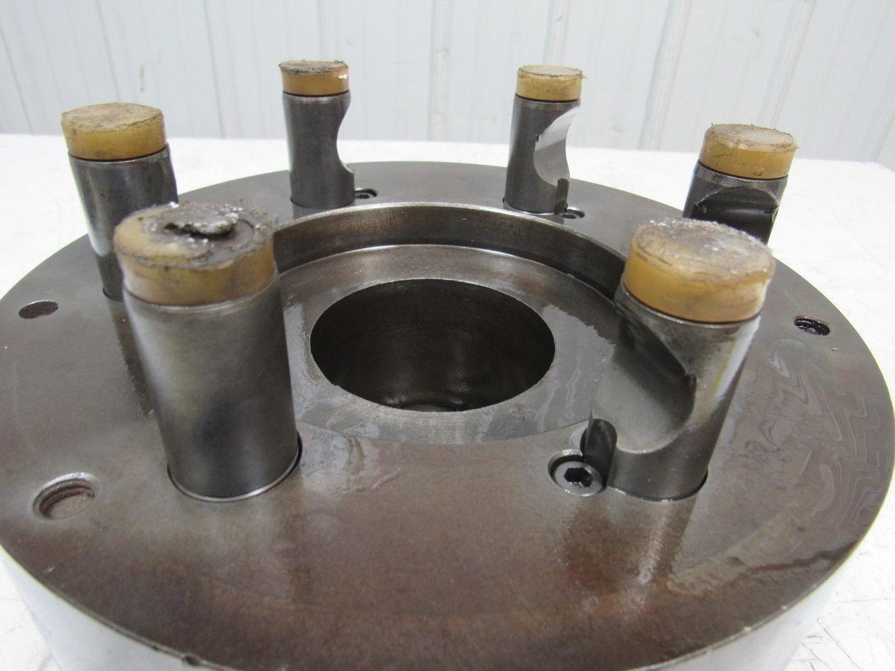 Pratt Burnerd 1272-62515 BP68/8489 10" Lathe Chuck 3 Jaw 3" Thru Hole W/Adapter